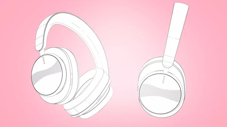Sonos wireless headphones illustration