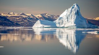 Beautiful iceberg reflections in Greenland.