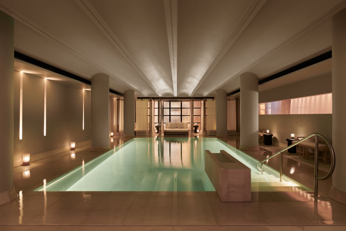 Claridges hotel pool London