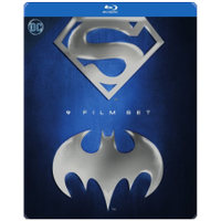 Batman and Superman 9-Film Blu-ray Set: $79.99