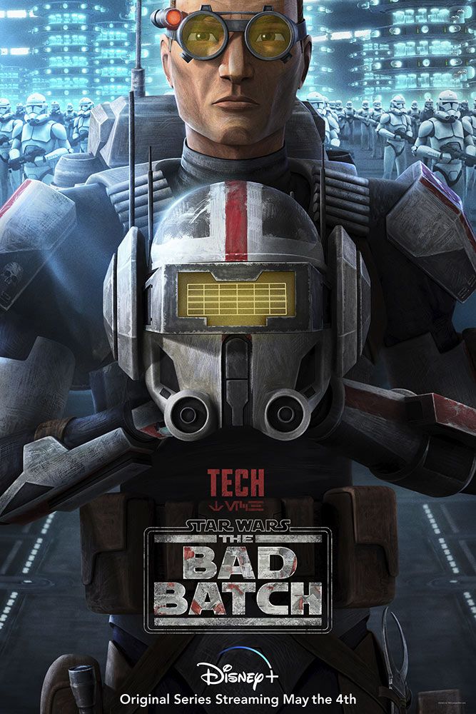 "The Bad Batch," a Star Wars: Clone Wars spinoff on Disney Plus.