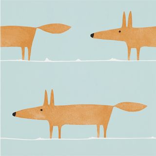 fox print wallpaper