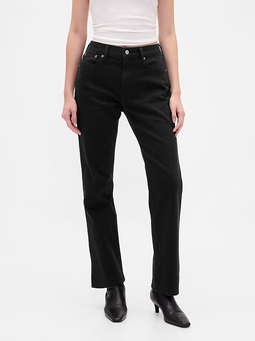 Gap, High Rise '90s Slim Straight Jeans