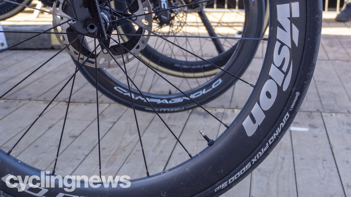 Sonny Colbrelli's bike from Omloop Het Nieuwsblad