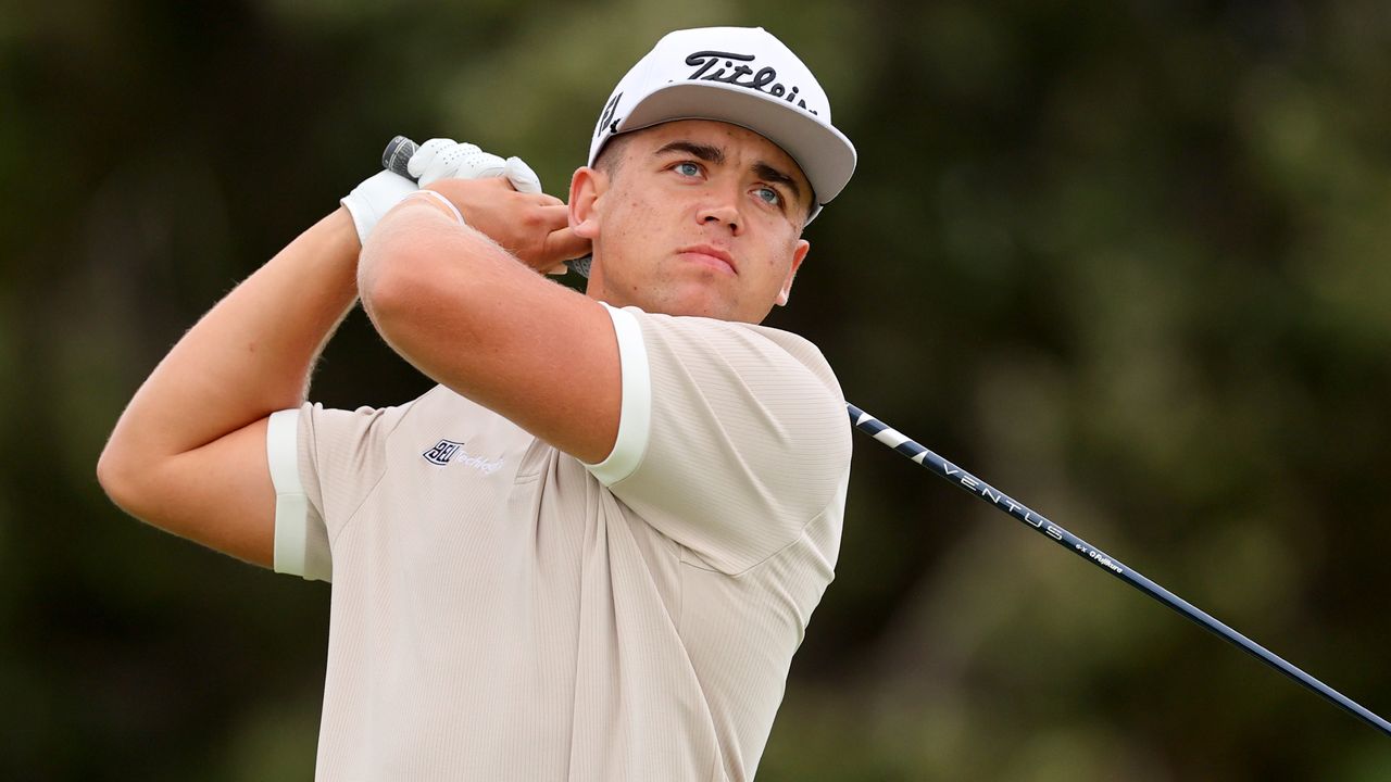 Garrick Higgo at the Sony Open in Hawaii