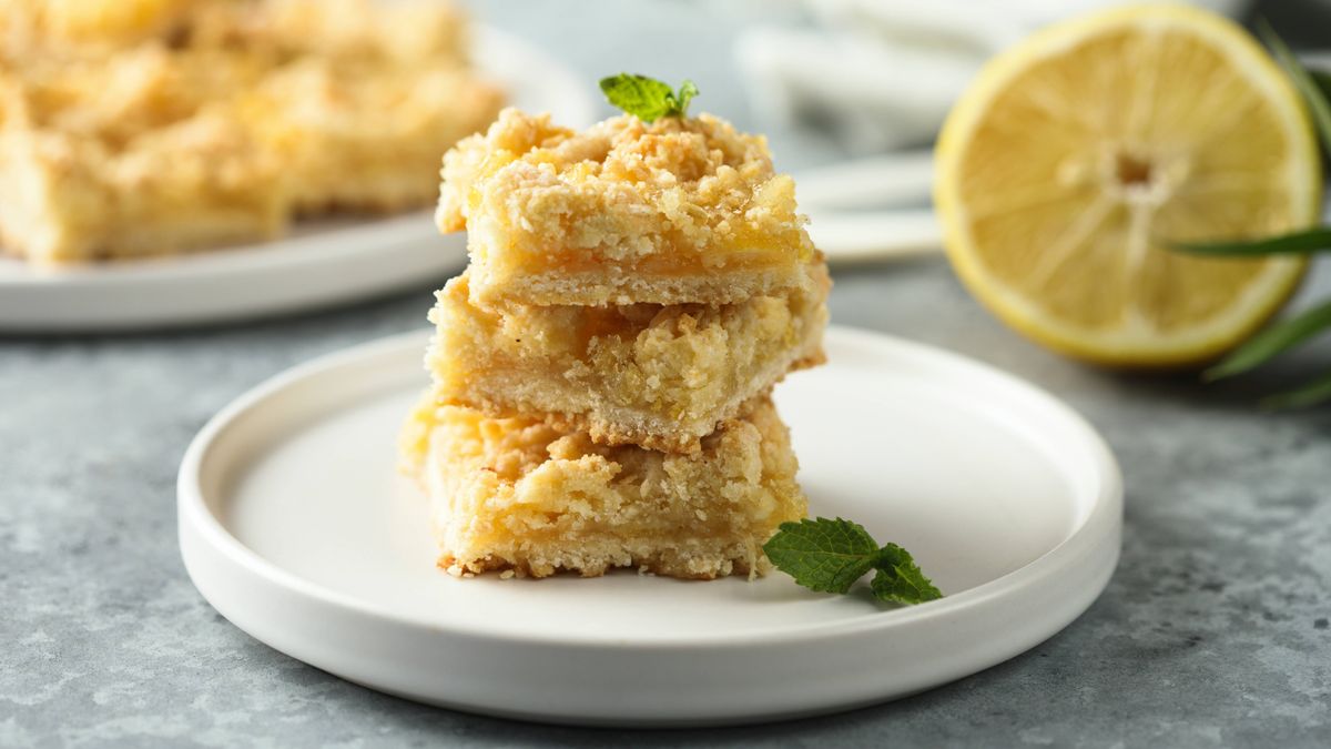 Lemon curd shortbread Baking Recipes GoodtoKnow