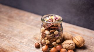Nuts in a jar