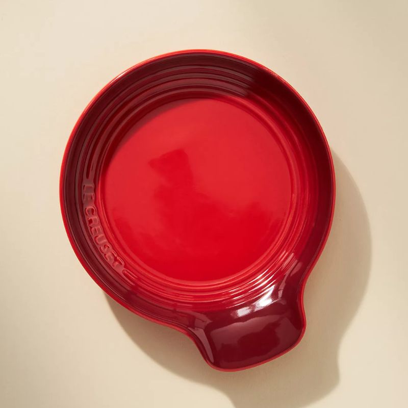 Le Creuset spoon rest in red