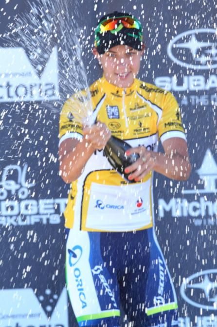 Melissa Hoskins (Orica - AIS) is the new race leader