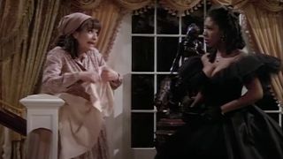 Jan Hooks and Sheryl Lee Ralph in a Gone With the Wind-inspired scene from Designing Women