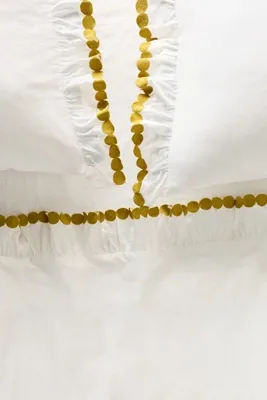 Maeve Liet Cotton Sateen Embroidered Sheet Set