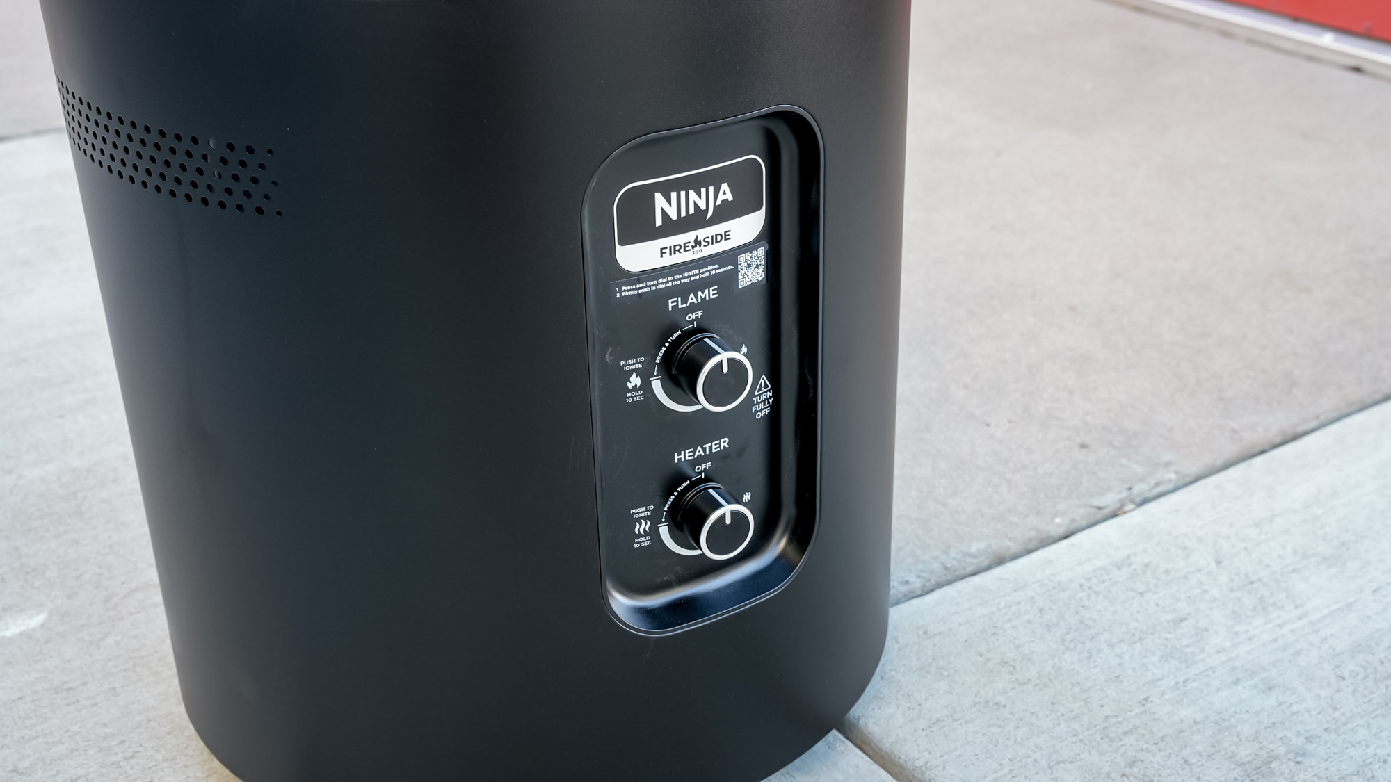 Ninja-Fireside360 fire pit control buttons