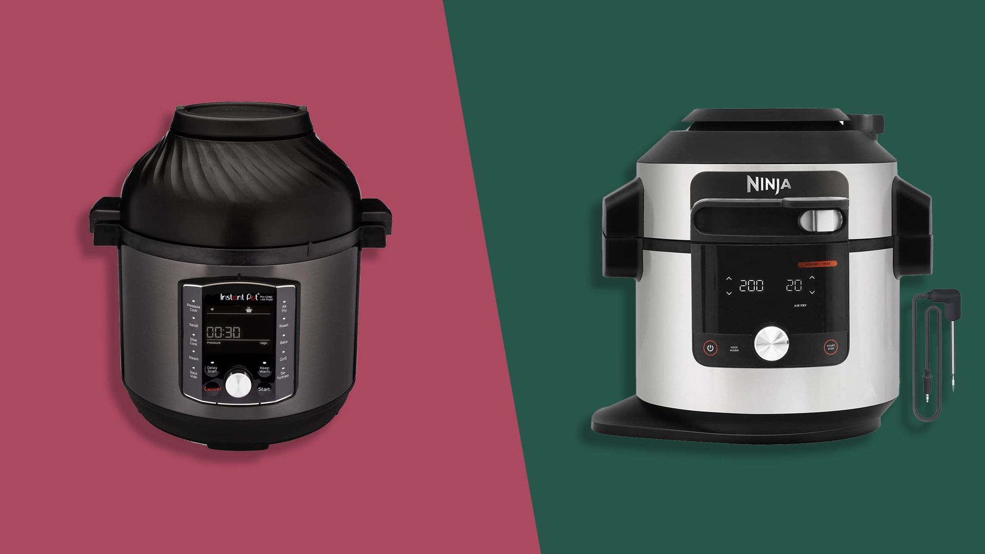 Instant Pot Pro Crisp & Air Fryer vs Ninja Foodi 14in1 Smart multi