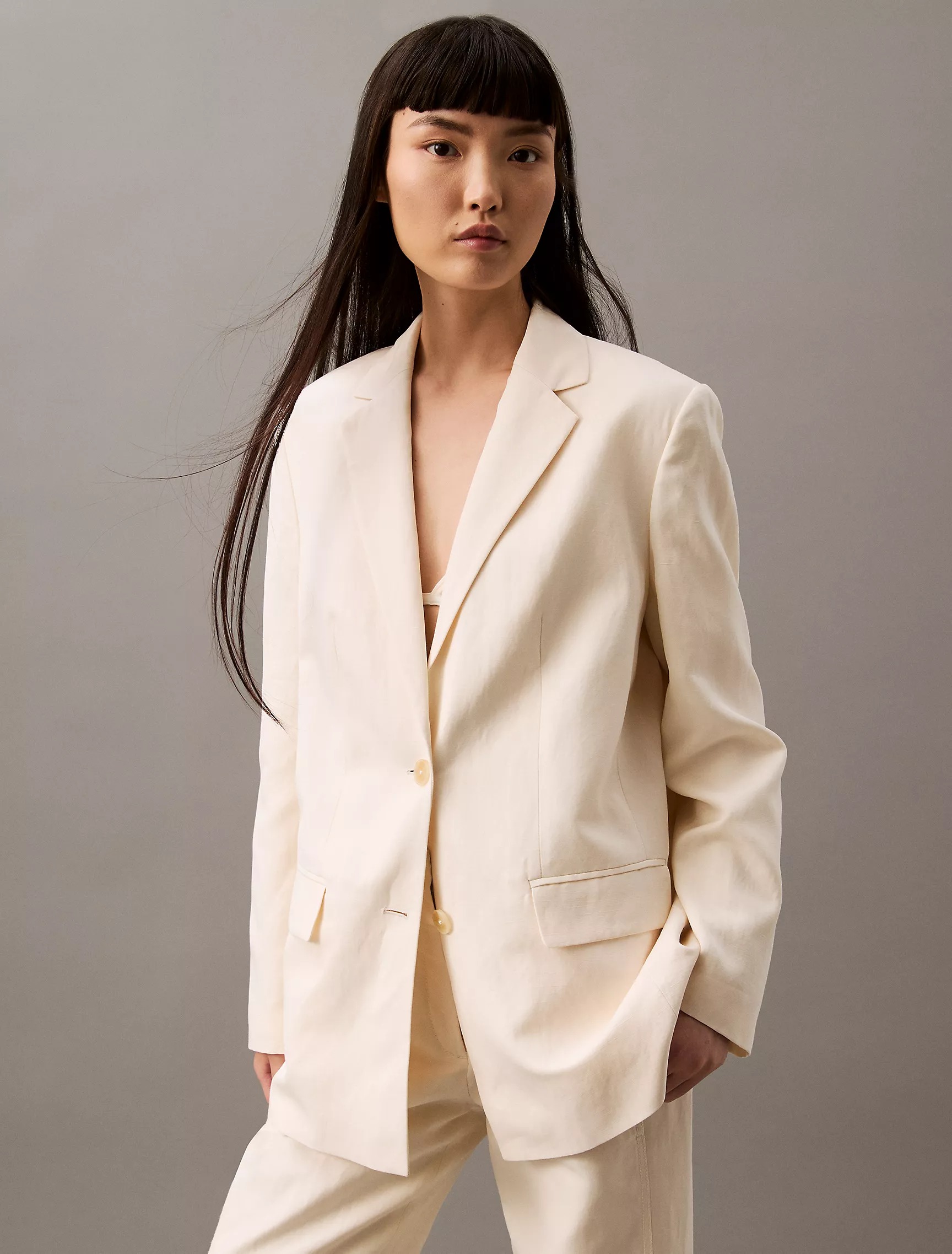 Calvin Klein, Linen Blend Blazer