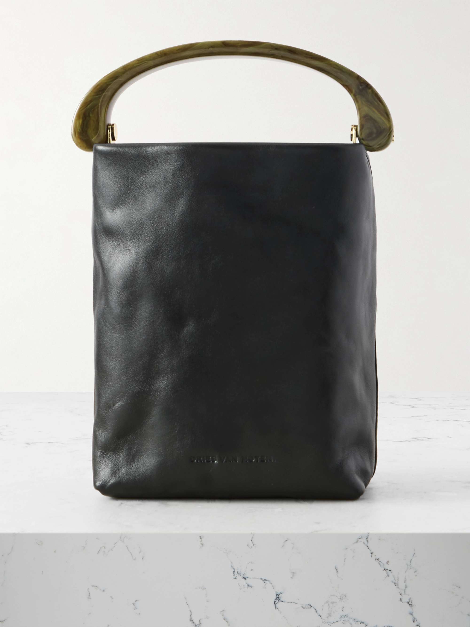 Mini Embellished Leather Tote