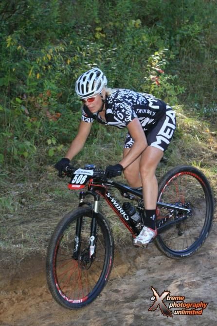 Sarah Agena (Twin6/Cider Boys) holds her own in the dirt