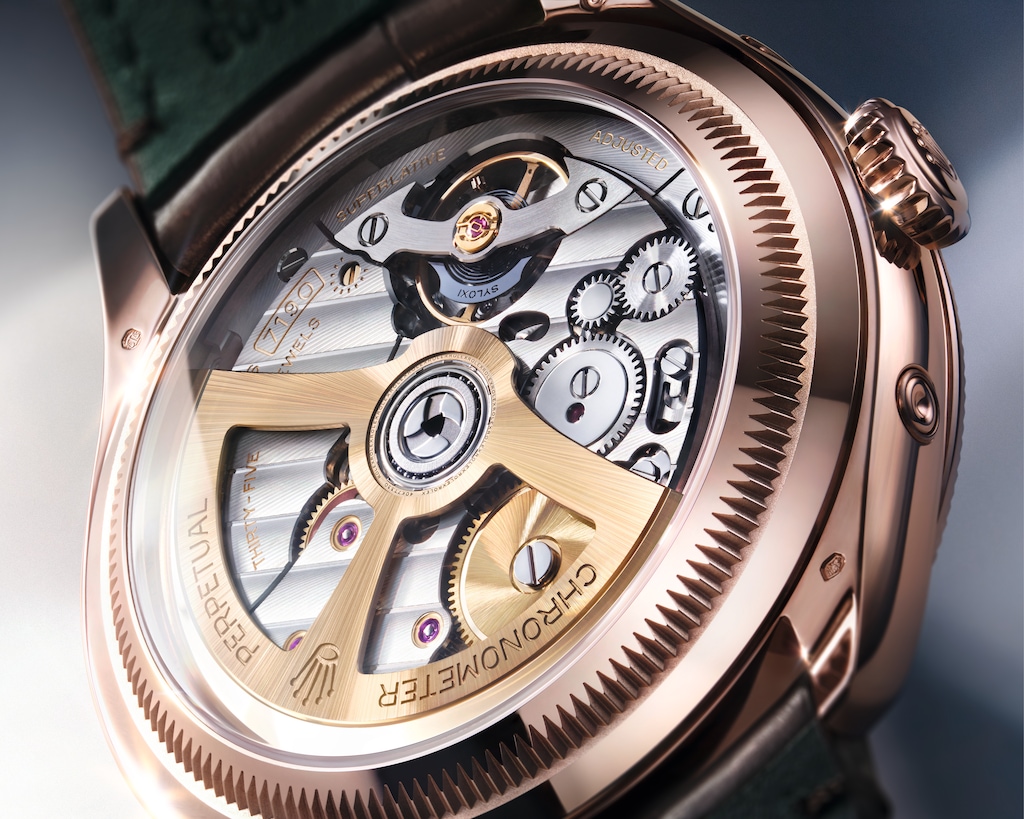 gold Rolex watch