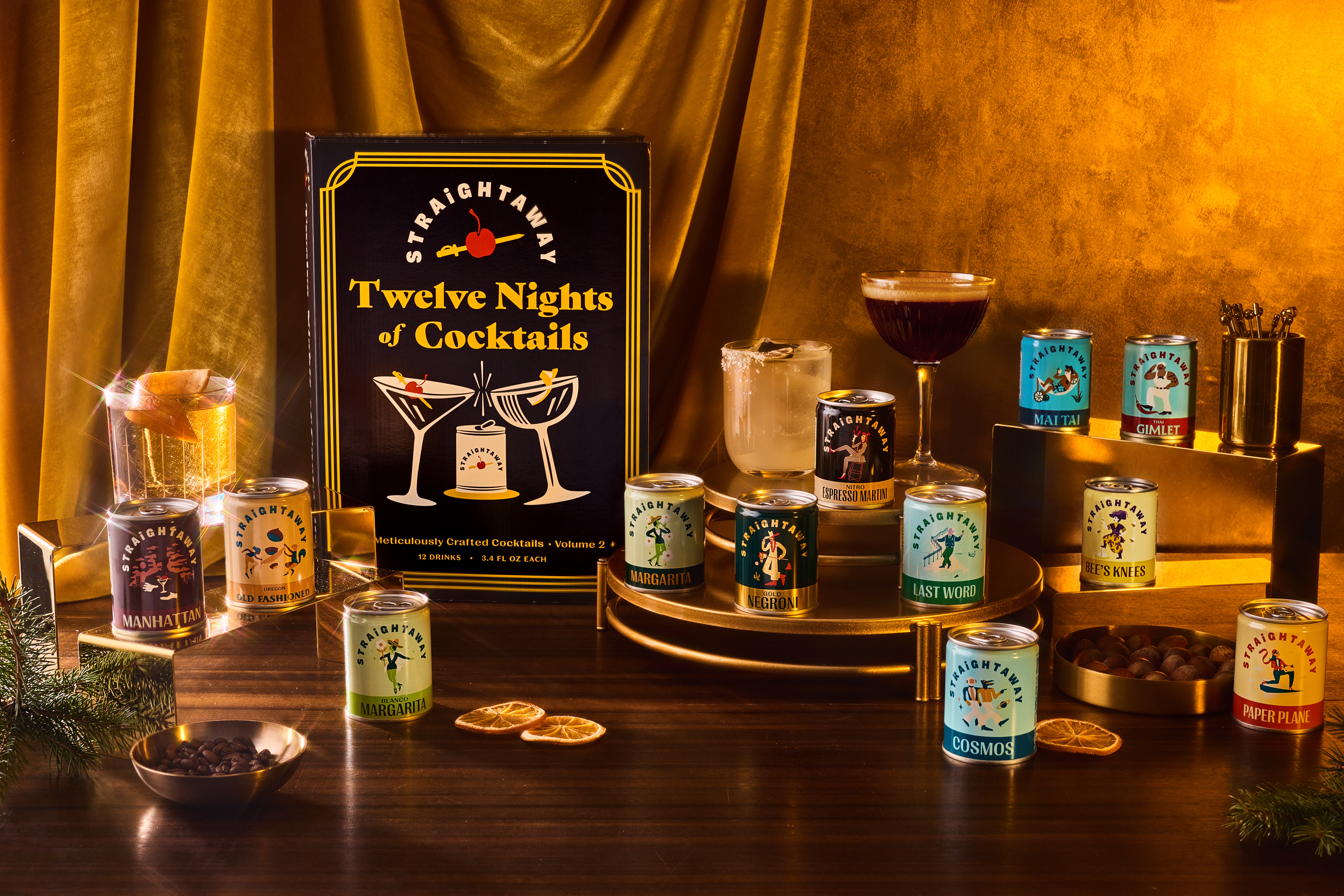 Straightaway Cocktails&#039; 12 Nights of Cocktails advent calendar