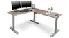 BRODAN Electric Standing L Desk with Power Charging Station