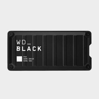 WD Black P40 Game Drive on a grey background