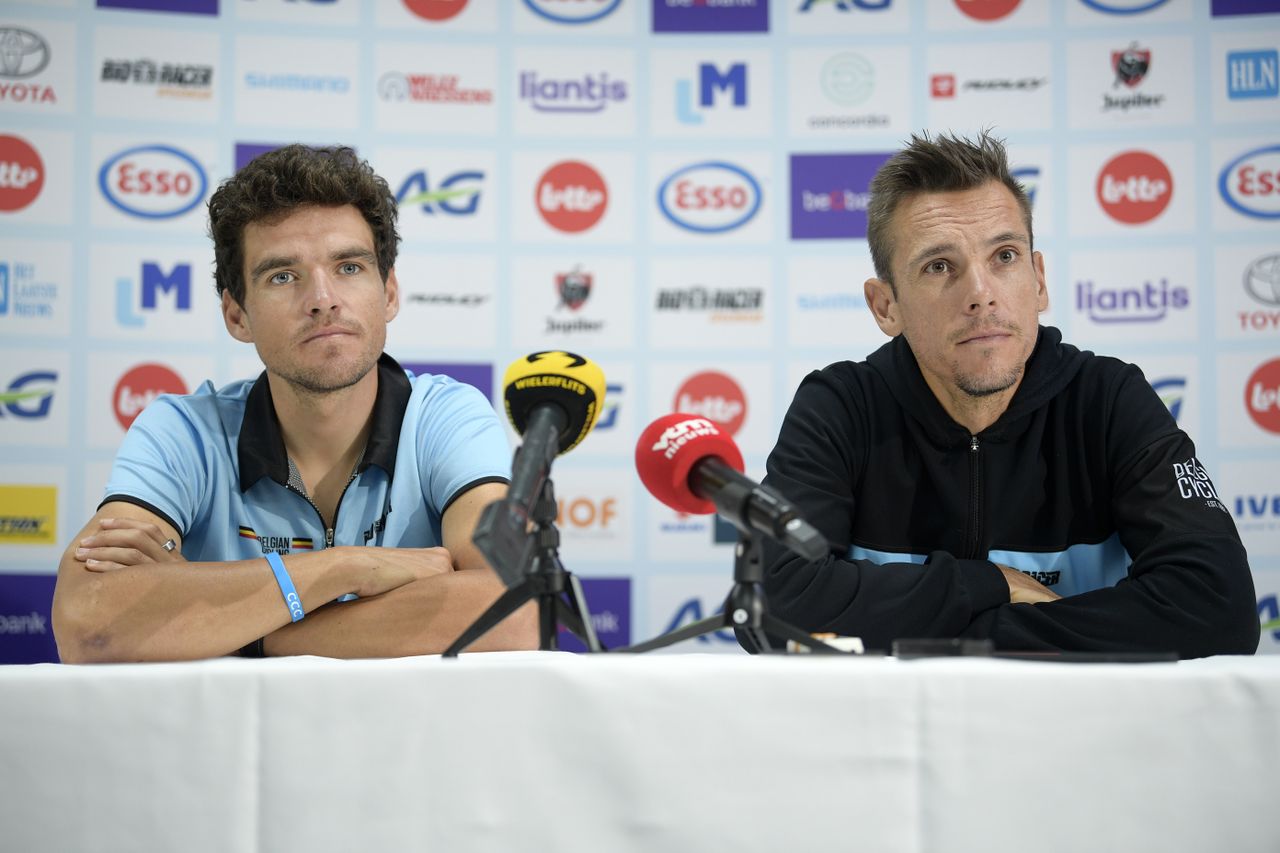 Greg Van Avermaet and Philippe Gilbert