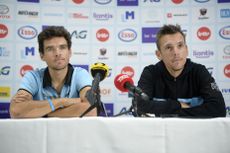 Greg Van Avermaet and Philippe Gilbert