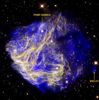 Cosmic Bullet Fired by Exploding Star