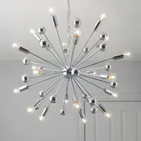 Komet Chrome Effect 20 Lamp Pendant Ceiling Light | Was £142 now £113.60