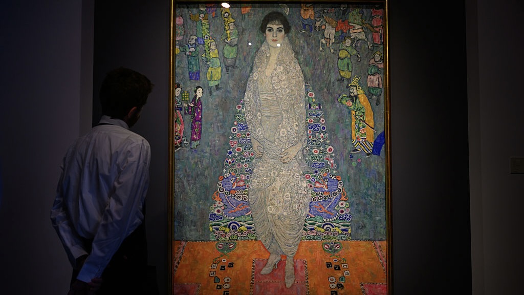 gustav klimt Portrait of Elisabeth Lederer sold at sotherby's auction