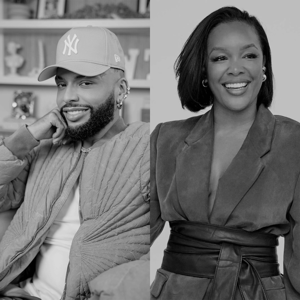 Manny Jay and Brittany Hampton headshots