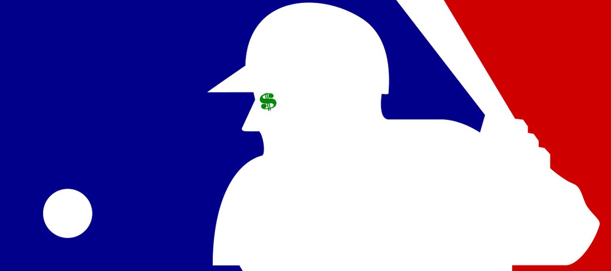 The MLB logo.