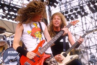 Jason Newsted and James Hetfield Donington's Monsters Of Rock, 1987