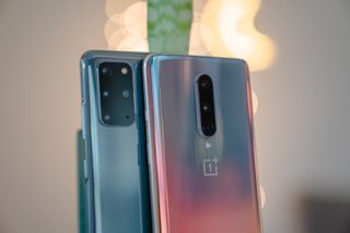 Galaxy S20+ and OnePlus 8