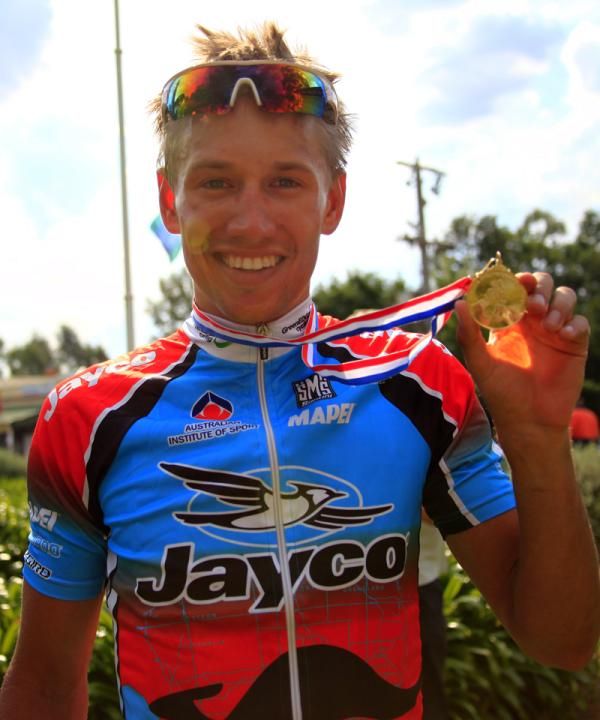 Lang with his gold medal