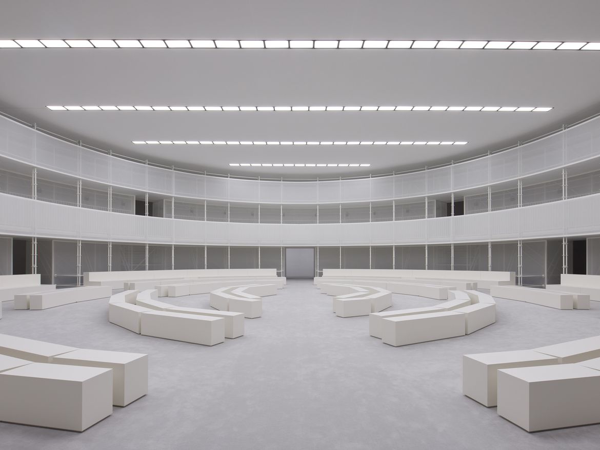 Dior catwalk in Paris