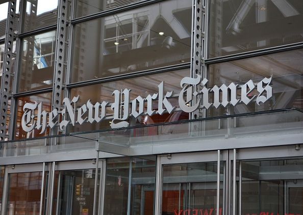 The New York Times building.