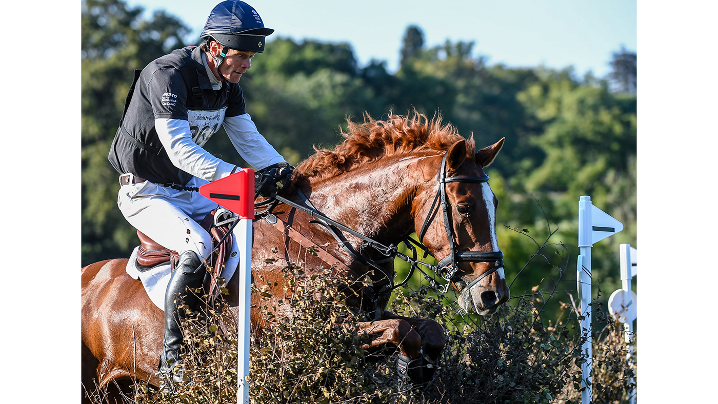 William Fox-Pitt riding UNDER OATH in CCI-S 3* Section C during the Cornbury House International held in Cornbury Park near Finstock in Oxfordshire in the UK on the 13th September 2020