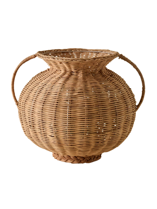 Oversized Rattan Remi Vase