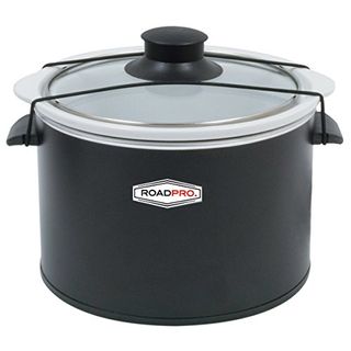 Roadpro-Rpsl-350 Quart Slow Cooker, Auto Travel, 12v, White, 1.5 Quart