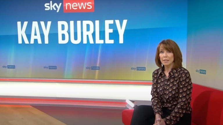 Kay Burley, Why is Kay Burley wearing trainers?