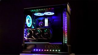 OPSYS gaming PC with RGB lighting 