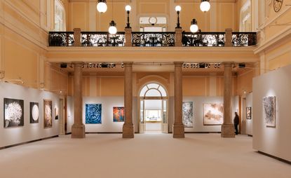 The main exhibition hall in Palais Doretheum