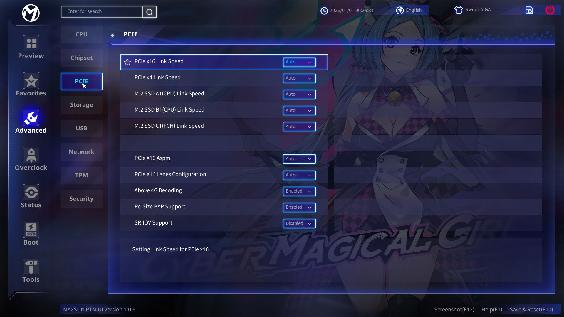 Maxsun Terminator B850M Pro II - BIOS