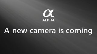 A teaser for a new Sony Alpha camera