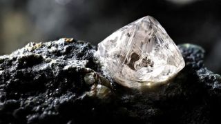 Researchers discovered the mineral davemaoite inside a diamond that was formed in Earth's mantle.