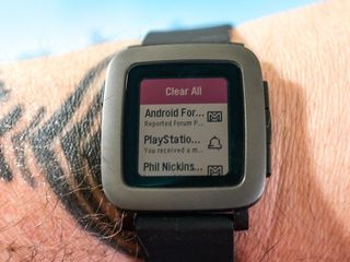 Pebble Time notifications
