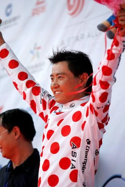 Wu Shengjun (Qinghai) also takes the KOM jersey.