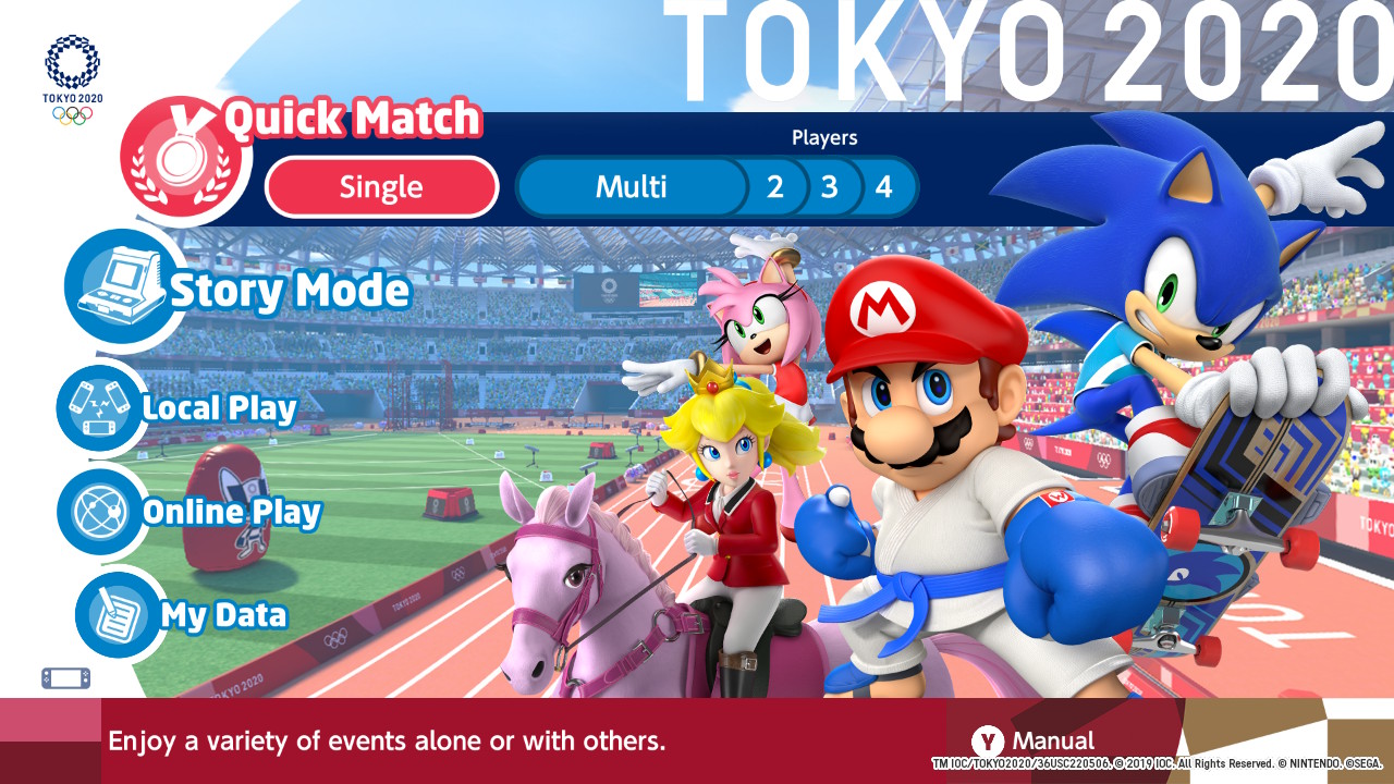 mario & sonic at the olympic