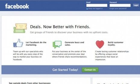 Facebook entered the online-deal market Tuesday with discounts emphasizing group activities and the site&amp;#039;s inherent popularity might make it a no-brainer for businesses. 