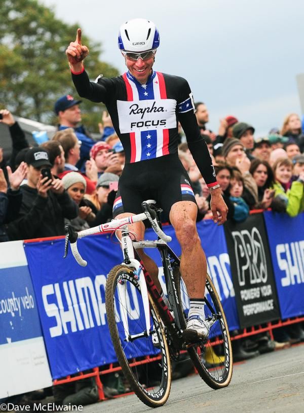 Jeremy Powers (Rapha Focus) takes day one in Gloucester